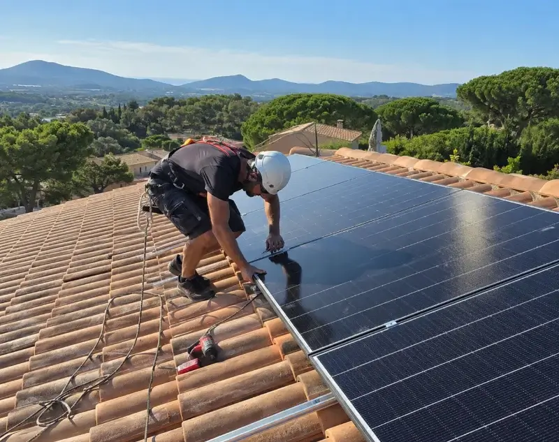 Installateur panneaux solaires Forges de Lanouée — pose photovoltaïque sur toiture