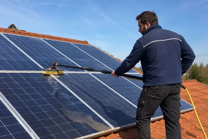 Nettoyage et entretien de panneaux solaires à Forges de Lanouée