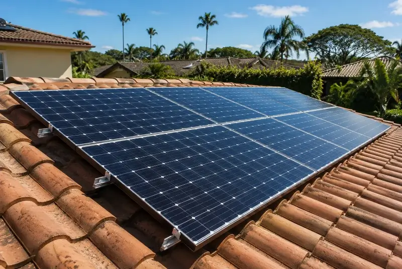 Installation de panneaux solaires à Forges de Lanouée
